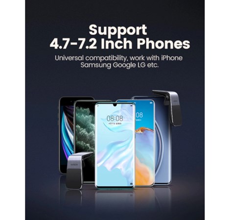 UGREEN magnetni držač za smartphone, za auto, crni