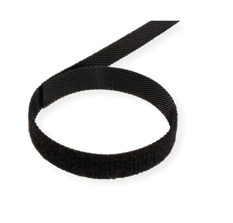 Roline VALUE čičak traka za kablove, širina 10mm, 25m, crna
