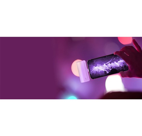 Silicon Power Powerbank QD50, 5000mAh, 20W, integrated Type C connector+Type C port, QC3.0+PD, bijeli