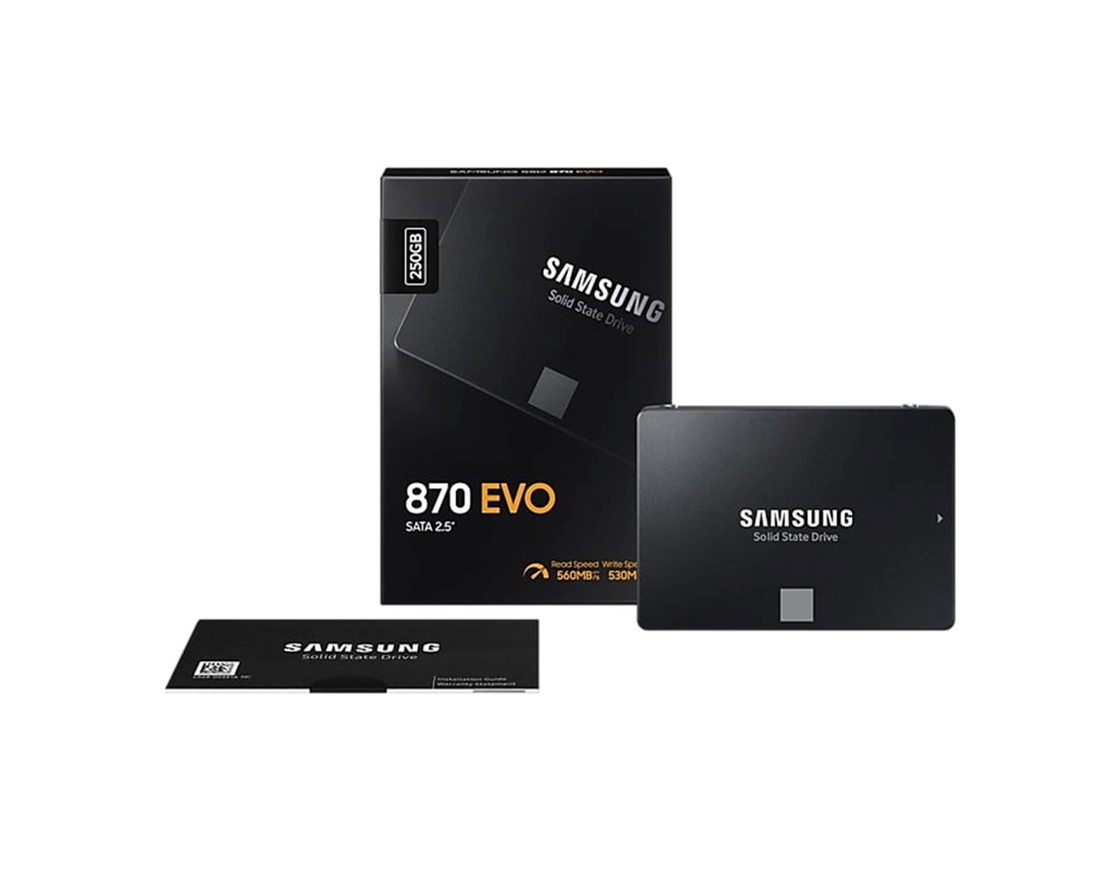 Samsung 870 EVO 1TB SSD, R/W: 560/530MB/s (MZ-77E1T0B/EU)