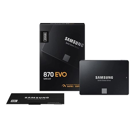 Samsung 870 EVO 2TB SSD, R/W: 560/530MB/s (MZ-77E2T0B/EU)