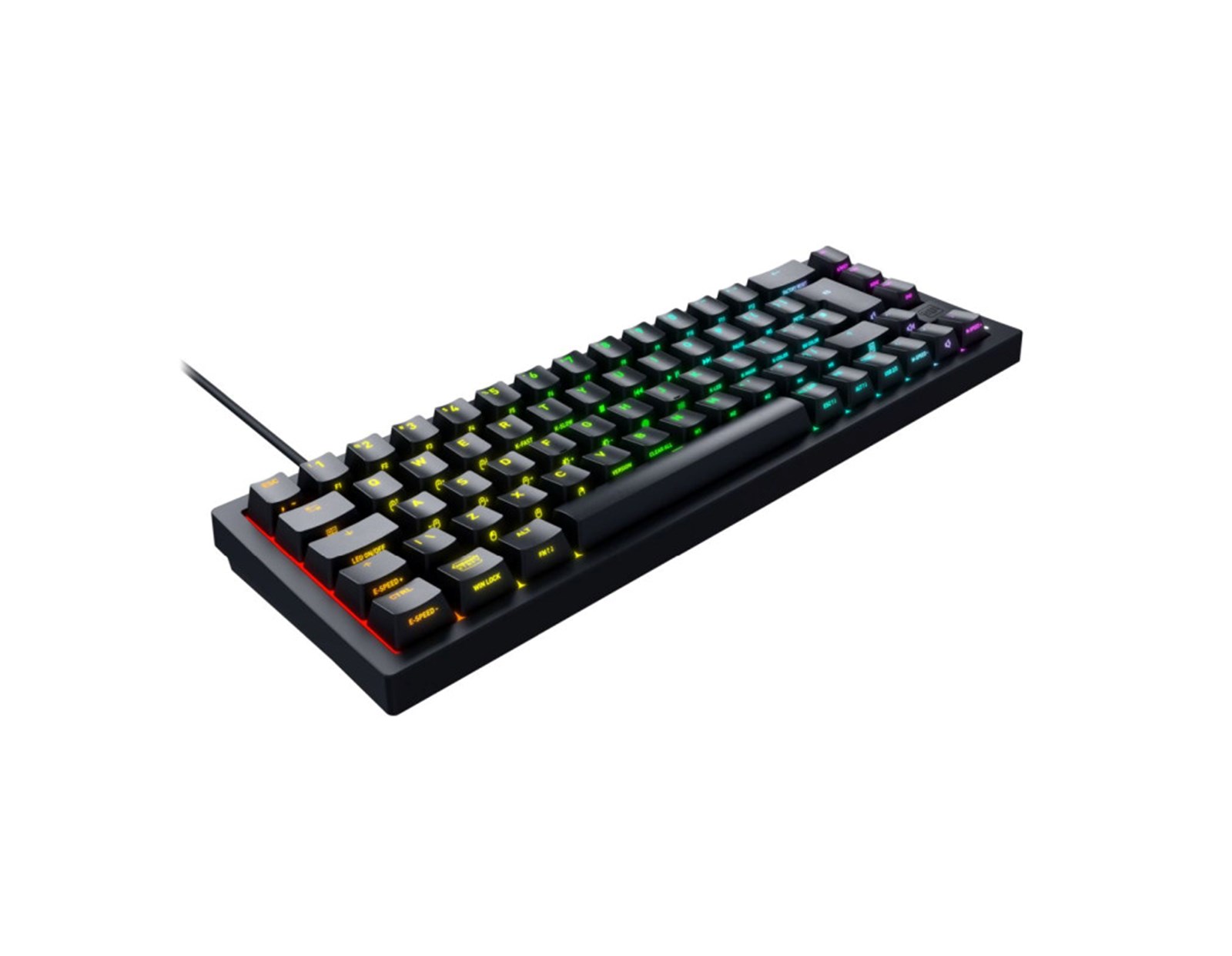 Cherry XTRFY K5V2 compact 65% mehanička tipkovnica, MX red, USB, crna
