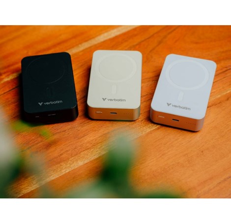 Verbatim Powerbank 20000mAH Charge 'n' Go Essentials 35W USB-C i 15W magnetsko bežično punjenje, crni