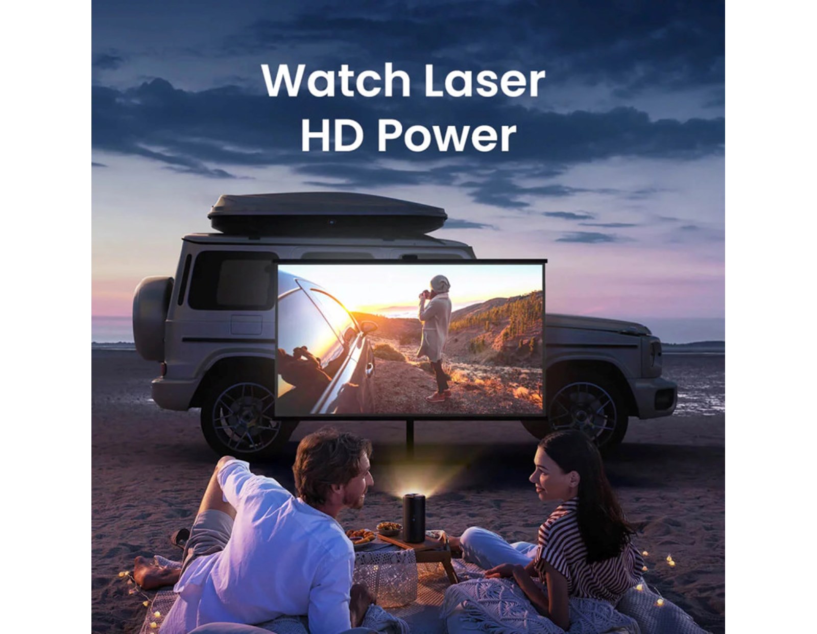 Anker Nebula Capsule 3 prijenosni projektor, DLP, 4K UHD, 120", HDMI, USB-C napajanje, Google TV (D2425212)