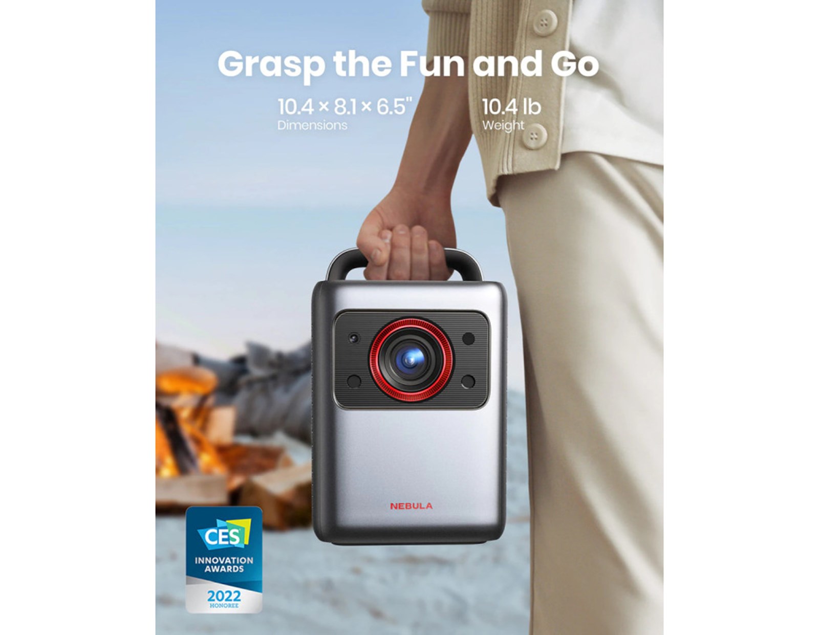 Anker Nebula Cosmos Laser 4K prijenosni projektor, DLP, 4K UHD, HDMI, USB, Bluetooth, Wi-Fi, Chromecast, Android TV (D23503F2)