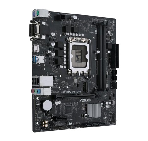 Asus MB Prime H610M-R D4-SI, S.1700, 2xDDR4/3200, PCIe 4.0, G-LAN, VGA/HDMI/DVI-D, mATX