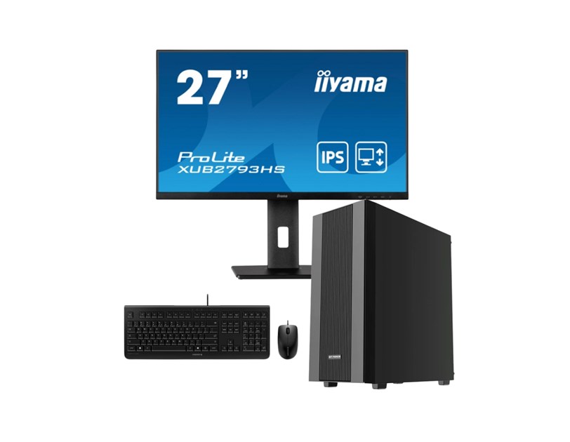 Cratos LearnStation BTS - AMD Ryzen 5 7500F, 16GB DDR5, 1TB NVMe SSD,  Nvidia GT 730 2GB, Windows 11 Professional+ tipkovnica/ miš/monitor 