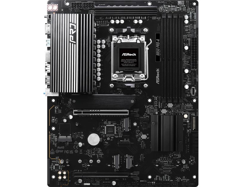 ASRock MB B850 PRO-A, S.AM5, DDR5, PCIe 5.0, HDMI, ATX