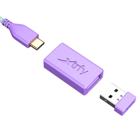 Cherry XTRFY M8 bežični igraći miš, 21000 cpi, USB, frosty mint