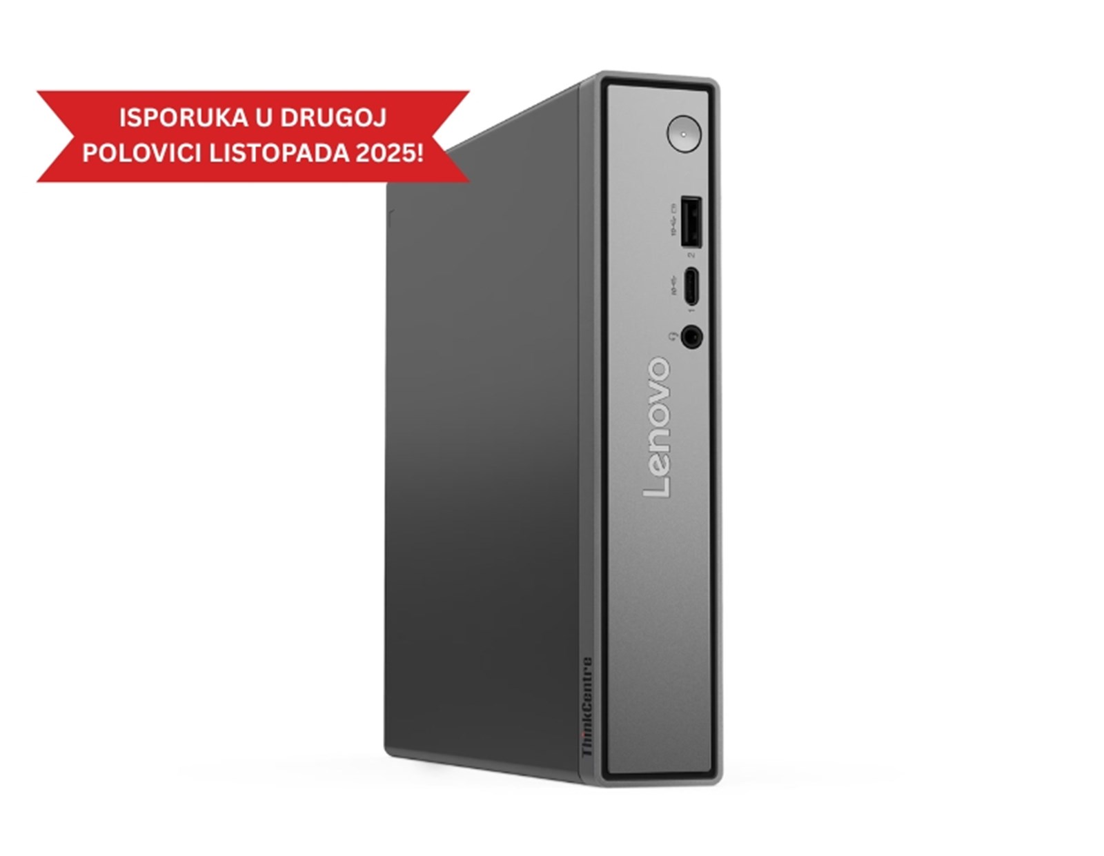 Lenovo ThinkCentre NEO 50q Gen 5 Tiny, Intel i5-13420H, 16GB DDR5, 512GB SSD, VESA, UHD, HDMI/DP/6xUSB, WiFi/BT, tipk/miš, Win 11 Pro + 3Y (13B9006HCR)