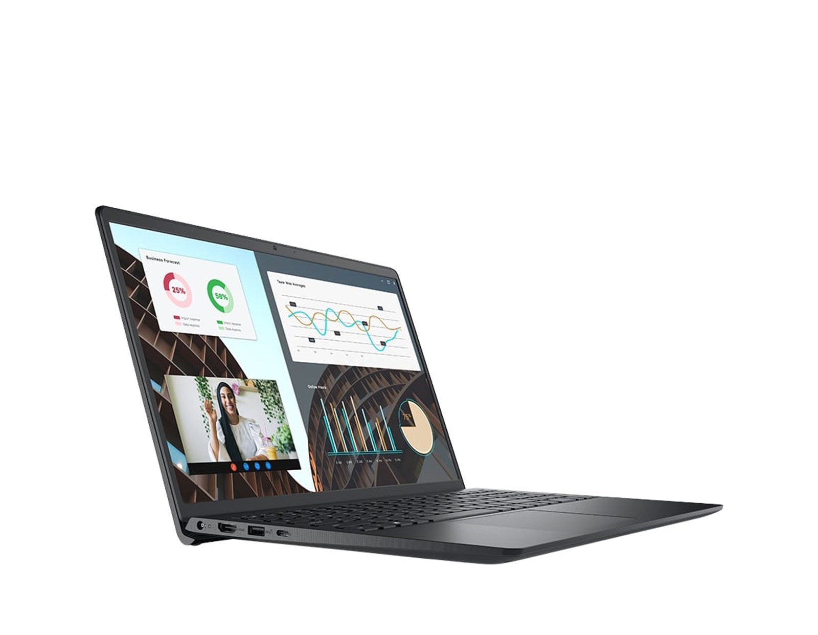 DELL Vostro 3530 15.6" FHD, Intel Core i7-1335U, 16GB DDR4, 512GB SSD, Iris Xe + Win 11 Pro + 3Y