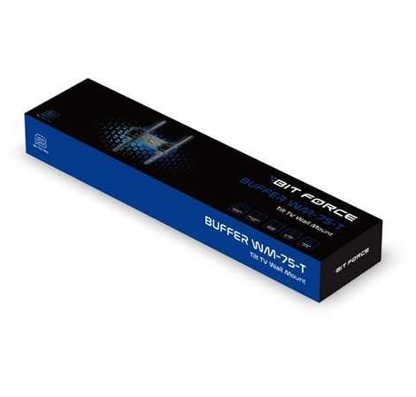 BIT FORCE nagibni zidni nosač za 32“- 75" TV, do 45kg (BUFFER WM-75-T)