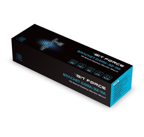 BIT FORCE nagibno-okretni stolni nosač za 17“- 32“ monitor, do 9kg (BRACKET DMM-32-1M)