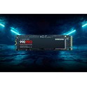 Samsung 990 Pro 1TB NVMe PCIe 4.0 M.2 SSD, R/W: 7450/6900 MB/s, (MZ-V9P1T0BW)