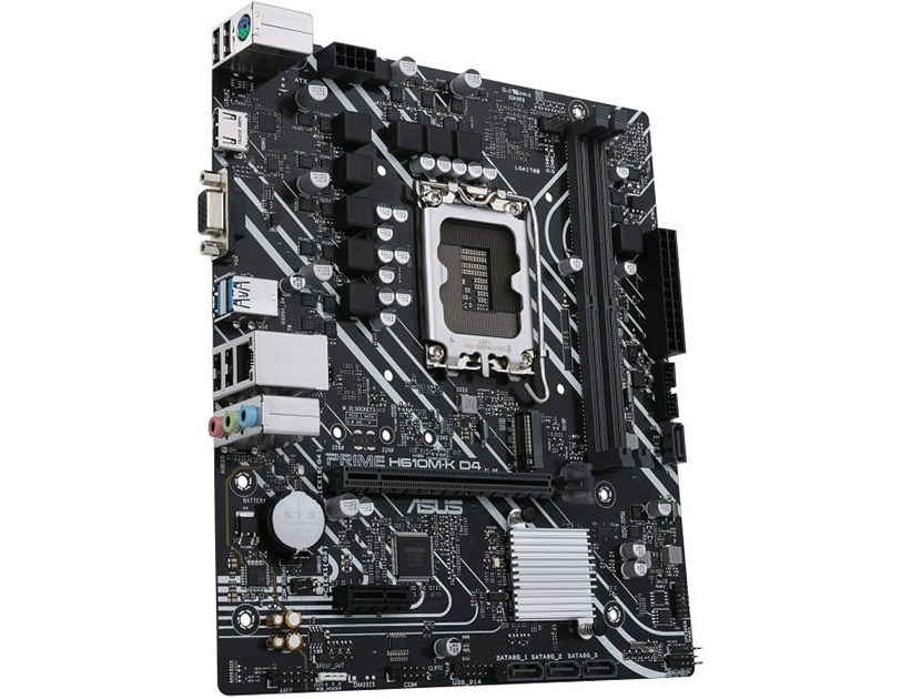 Asus MB H610M-K, S.1700, Intel H610, DDR5/5600, PCIe 4.0, G-LAN, VGA/HDMI, mATX