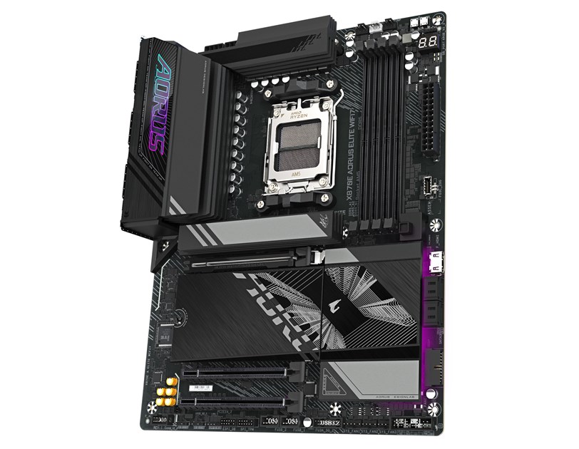 Gigabyte MB X870E AORUS ELITE WIFI7, S.AM5, 4xDDR5/8000(OC), PCIe 5.0, 2.5G-LAN, HDMI, USB4, WiFi, ATX
