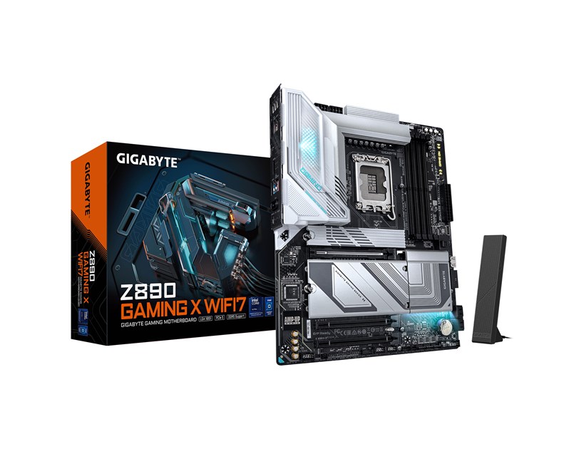Gigabyte MB Z890 GAMING X WIFI7, S.1851, 4xDDR5/8800(OC), PCIe 5.0, 2.5G-LAN, DP, USB4, WiFi, ATX