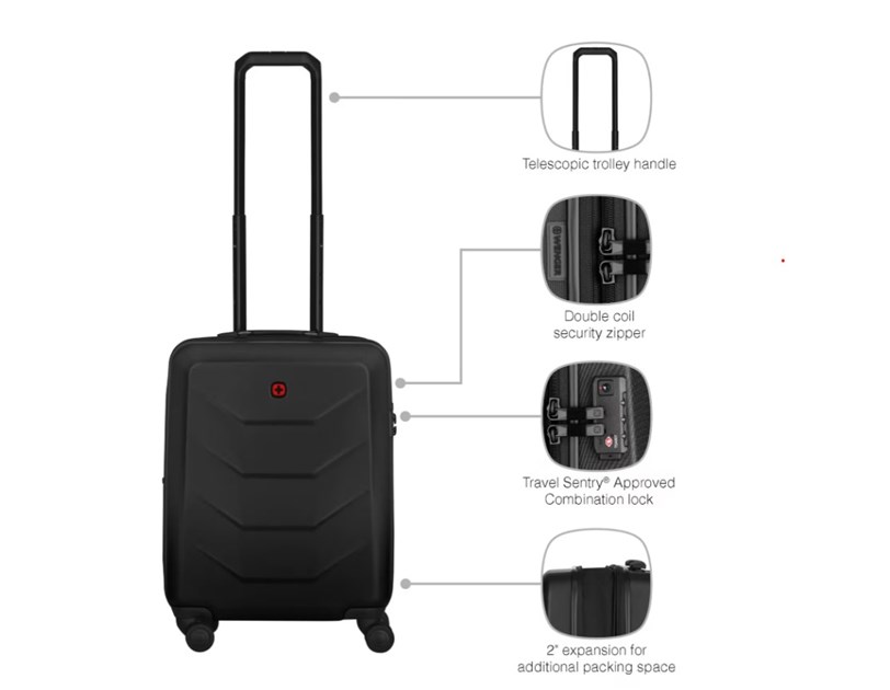 Wenger, Prymo, Carry-On, Black