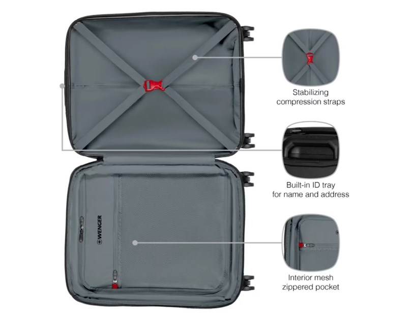 Wenger, Prymo, Carry-On, Black