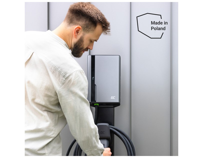 Green Cell (EVGC021B2275) HabuDen 22kW 32A,  punjač Tip 2 za punjenje električnih vozila i Plug-In hibrida, 7.5m, GC App, BT/WiFi