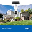 TP-Link Tapo C660 kamera + Tapo A201 Solar panel 4K 8MP(3840×2160 px), F1.6, Full-Color Night Vision, microSD, 2×Spotlights, dvosmjerni audio, detekcija pokreta, vodootporna IP65, Wi-Fi, Tapo app