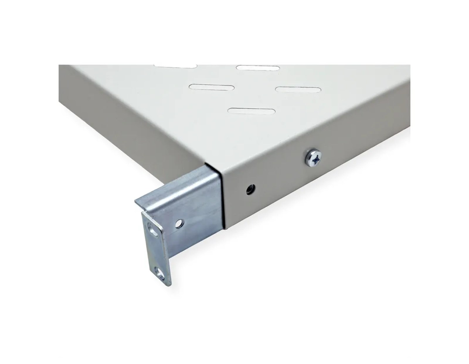 Roline 19" 1U fiksna polica, D=500mm, nosivost 50kg, siva