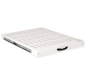 Roline 19" 1U izvlaćiva polica, D=550mm, nosivost 25kg, siva