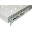 Roline 19" 1U izvlaćiva polica, D=550mm, nosivost 25kg, siva
