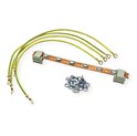 Roline 19" šina za izjednačavanje potencijala, 220mm + kabel za uzemljenje