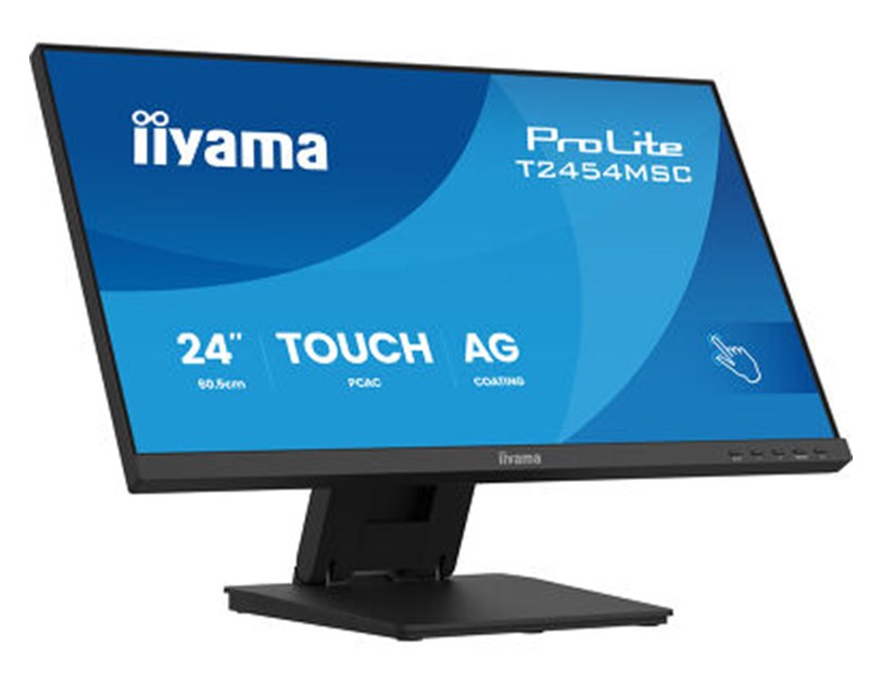 IIYAMA T2454MSC-B3AG Touchscreen FHD (1920x1080) IPS 16:9, 300 cd/m2, 4ms, 1000:1, HDMI, DP, USB-Ax2, InCell PCAP 10 point touch, zvučnici, AG, 