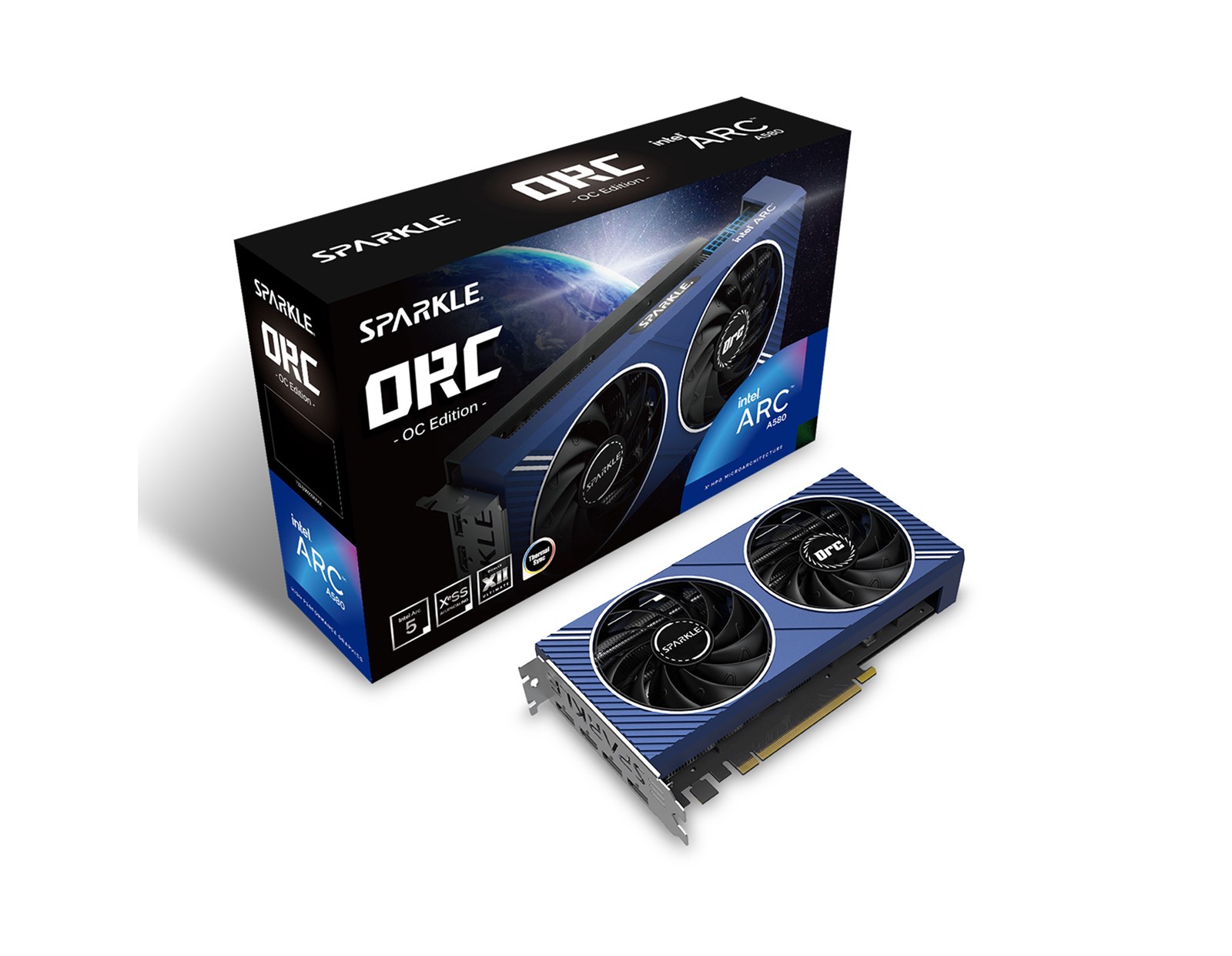 Sparkle Intel Arc A580 8GB GDDR6, 1×HDMI/3×DP