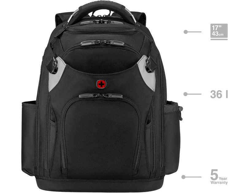 Wenger ruksak Tool Backpack Pro sa pretincom za alat i prijenosnik do 17", crni
