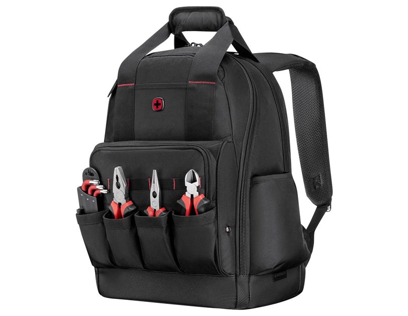 Wenger ruksak Tool Backpack Advanced sa pretincom za alat i prijenosnik do 16, crni