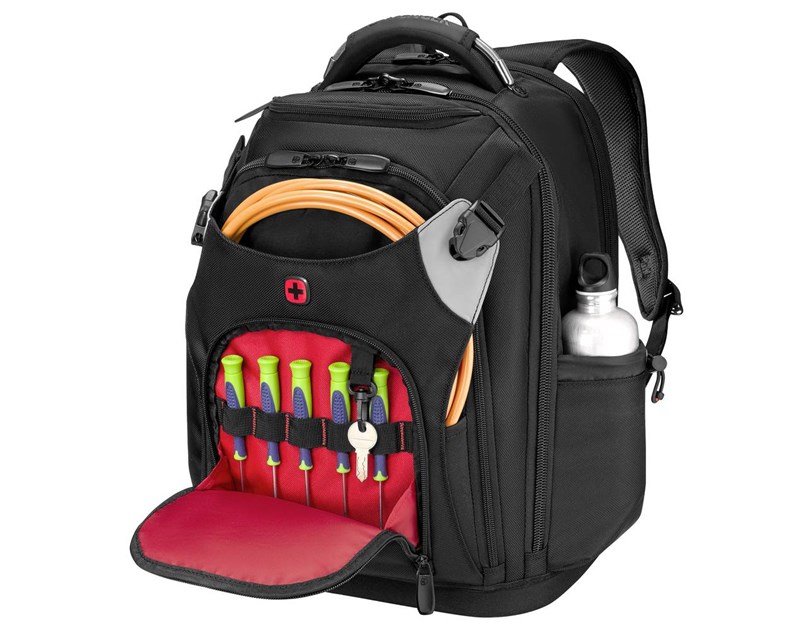Wenger ruksak Tool Backpack Pro sa pretincom za alat i prijenosnik do 17", crni