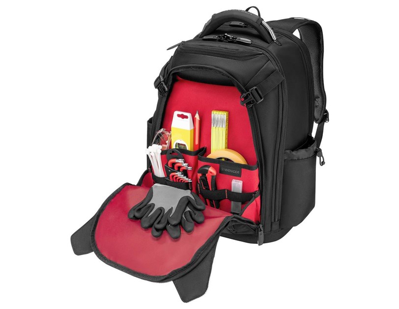Wenger ruksak Tool Backpack Pro sa pretincom za alat i prijenosnik do 17", crni