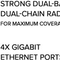 Mikrotik Chateau LTE7 ax, Wi-Fi 6 dual-band router, 4×1G + 1×2,5G LAN, LTE Cat7 modem (R11e-LTE7), RouterOS v7