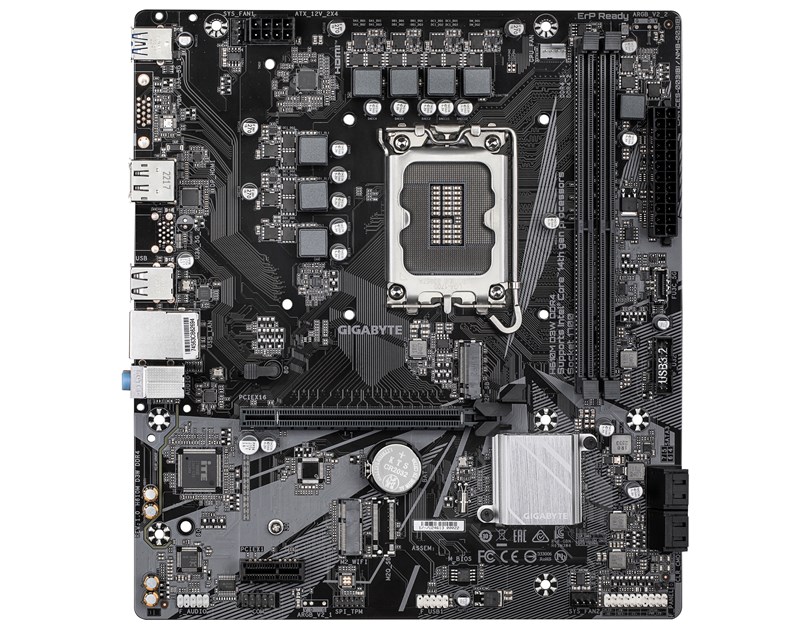 Gigabyte MB H610M D3W, S.1700, 2xDDR5/5600, PCIe 4.0, G-LAN, DP/HDMI, mATX