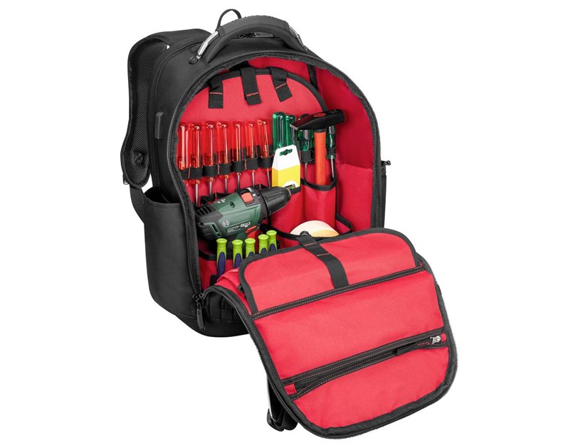 Wenger ruksak Tool Backpack Pro sa pretincom za alat (bez alata) i prijenosnik do 17", crni