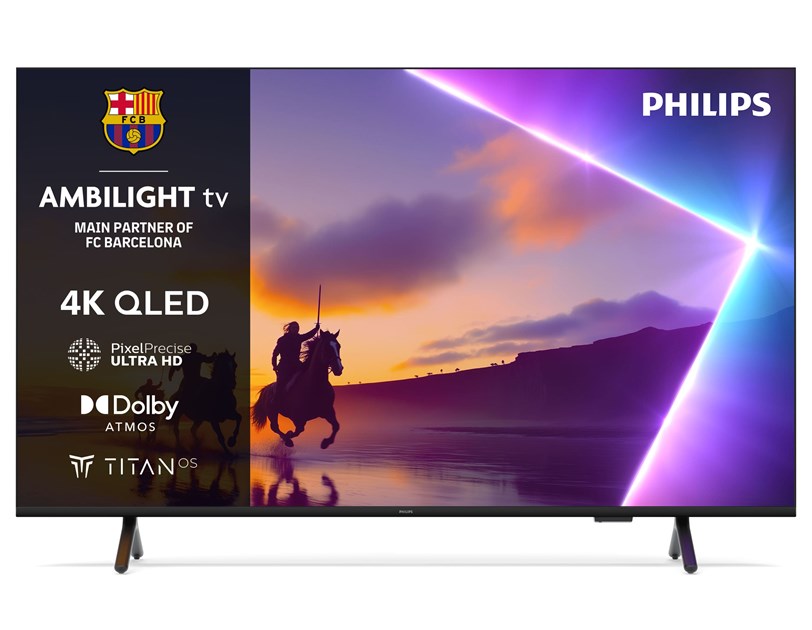Philips 55" (139cm) 55PUS8510, QLED, UHD 4K Smart TV, Titan OS - Ambilight