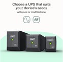 Green Cell UPS (UPSLM360) 650VA/360W, Modified sine wave, Line Interactive AVR, LCD