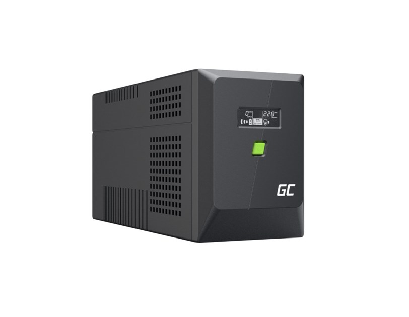 Green Cell UPS (UPSLM900) 1500VA/900W, Modified sine wave, Line Interactive AVR, LCD