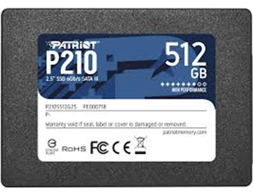 Patriot P210 512GB SATA3 SSD 2.5"