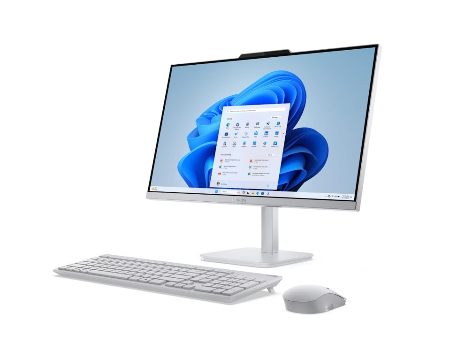 Lenovo A100 AiO, 24" FHD, Intel  i3-N305, 16GB DDR5, 512GB SSD, 4xUSB, WiFi6/BT + tipk./miš, Win 11 Pro (F0JN0030SC-W11P)