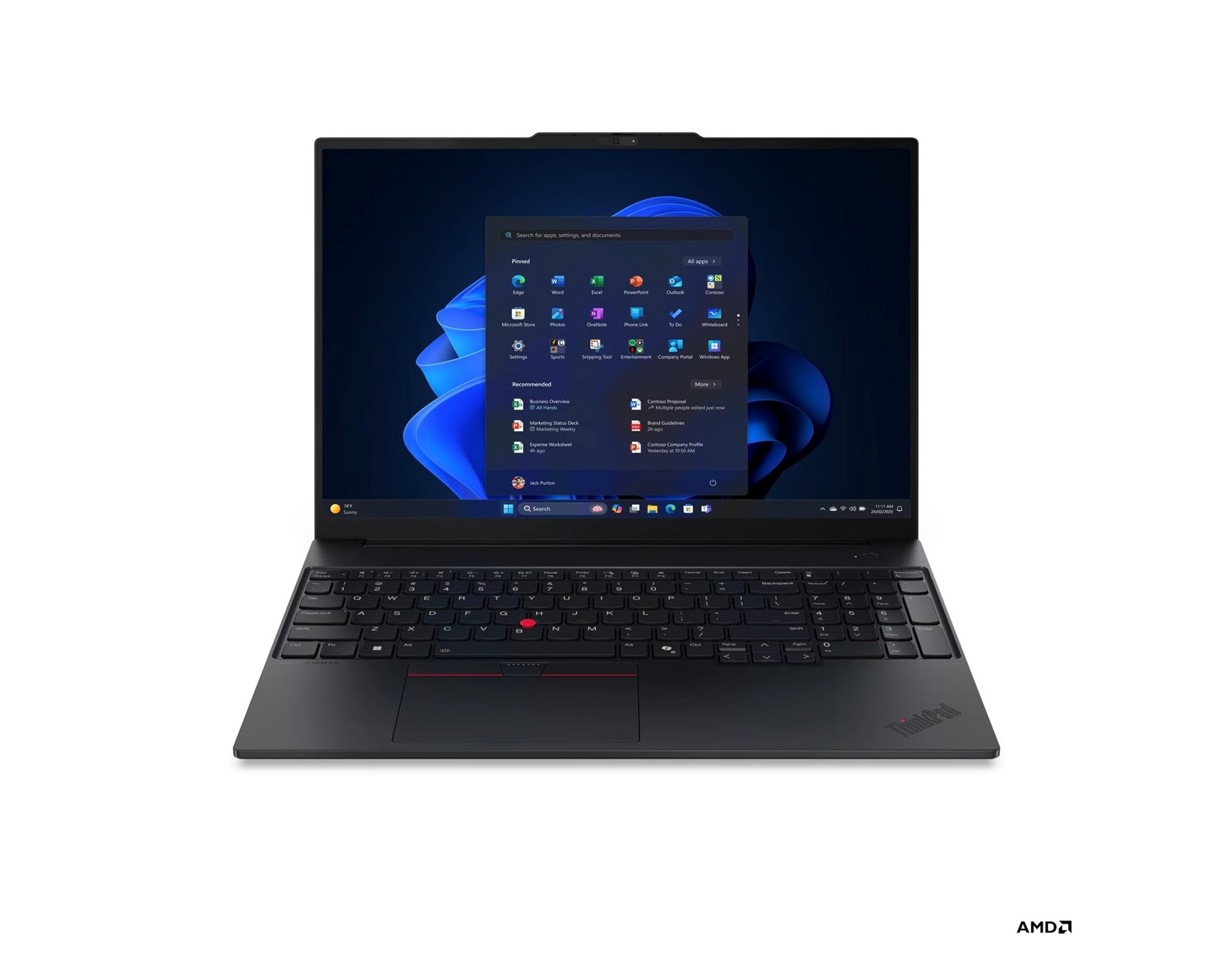 Lenovo ThinkPad E16 Gen 3 16" WUXGA, Ryzen 7 250, 32GB DDR5, 1TB SSD, 64Wh, AMD Radeon, Win 11 Pro + 3Y 