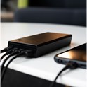 Green Cell GC PowerPlay 20S powerbank 20000mAh 22.5W PD USB-C, 3x USB-C, USB-A, Fast Charging, crni