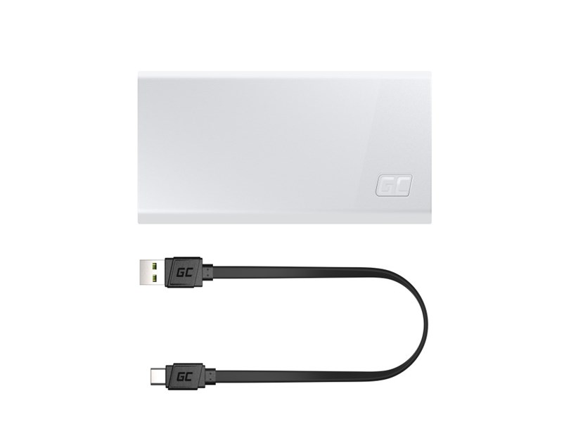Green Cell GC PowerPlay 20S powerbank 20000mAh 22.5W PD USB C, 3x USB-C, USB-A, Fast Charging, bijeli