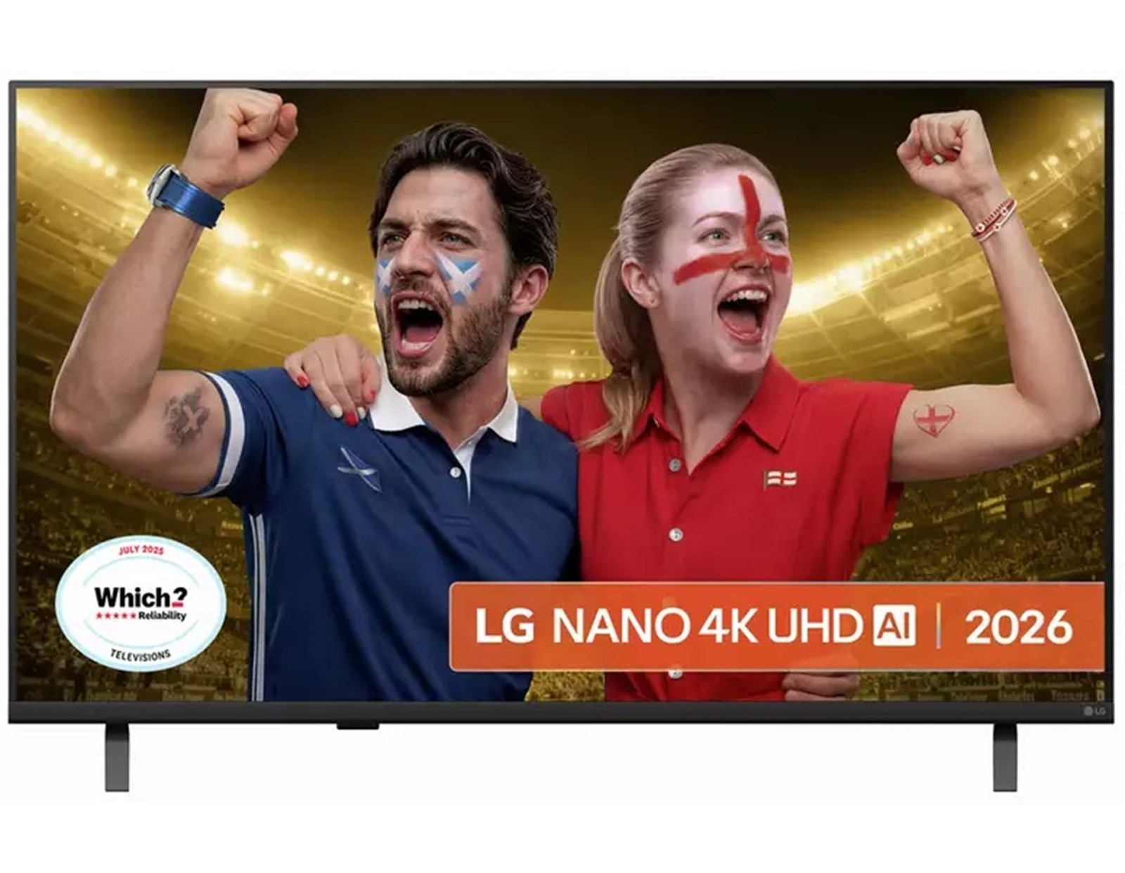 LG 43" (109.2 cm) 43NU8E0B3LA, 4K/UHD 3840x2160, LED, Smart TV, webOS