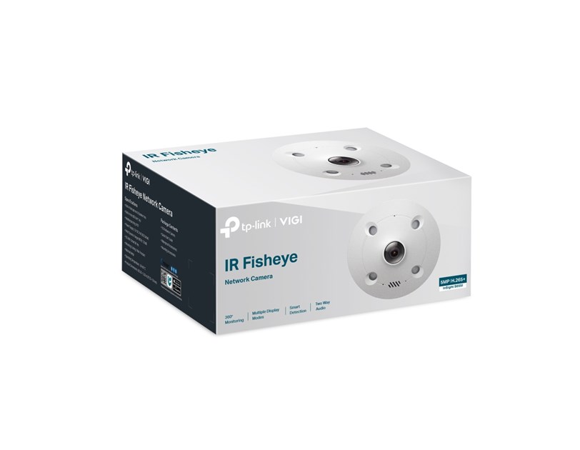 TP-Link VIGI InSight S655I IR Fisheye kamera 2K 5MP, H.265+, 360°, RJ45, Night Vision, microSD, dvosmjerni audio, detekcija pokreta, vodootporna IP67, VIGI app