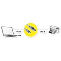 Roline USB2.0 Kabel TIP C, C - B, M/M, 3m, crni