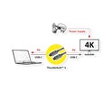 Roline Thunderbolt 3 kabel, 40GBit/s, 5A, M/M, 1.0m, crni